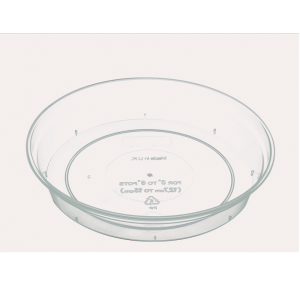 Clear Saucer for 11-18.5cm Clear Pots