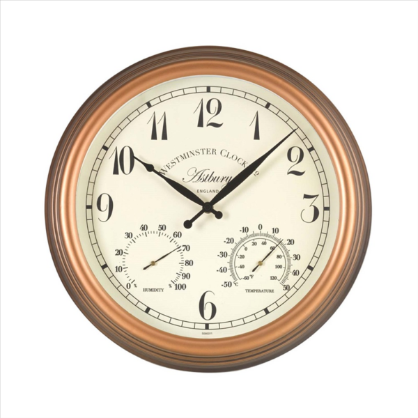 Astbury Clock & Th/meter 15"