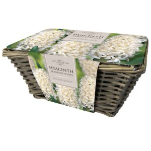 Large Hyacinth Baskets White