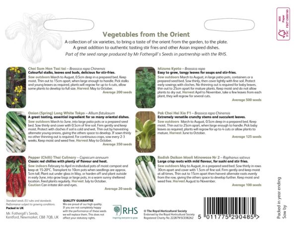 RHS Vegetables From The