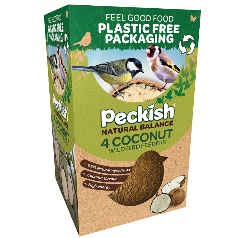 Peckish Natural Balance Coconut Feeder