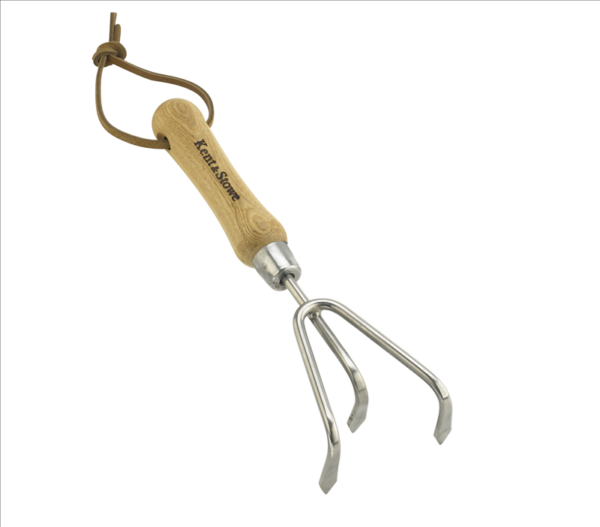 Stainless Steel Hand 3 Prong Cultivator