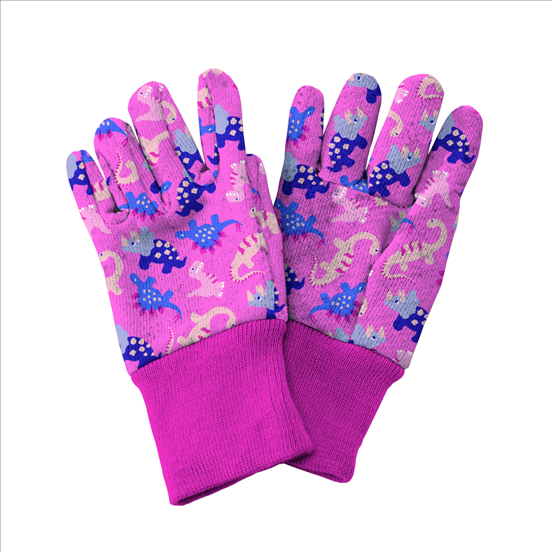 Dinosaur Gloves Pink