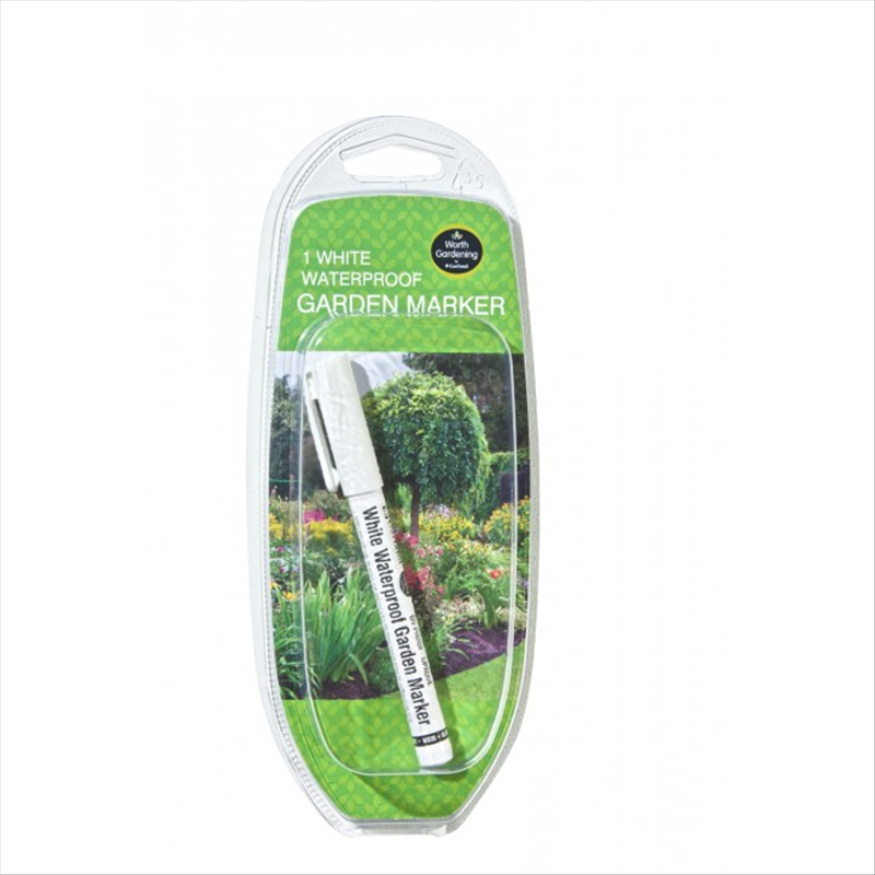 White Waterproof Garden Marker (1)