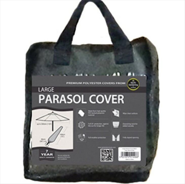Large Parasol Cover, Black