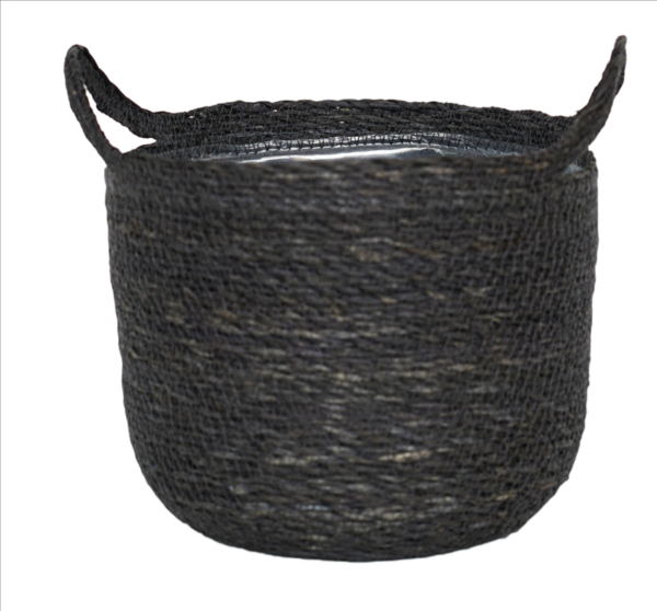Otto Grey Woven Basket 20cm