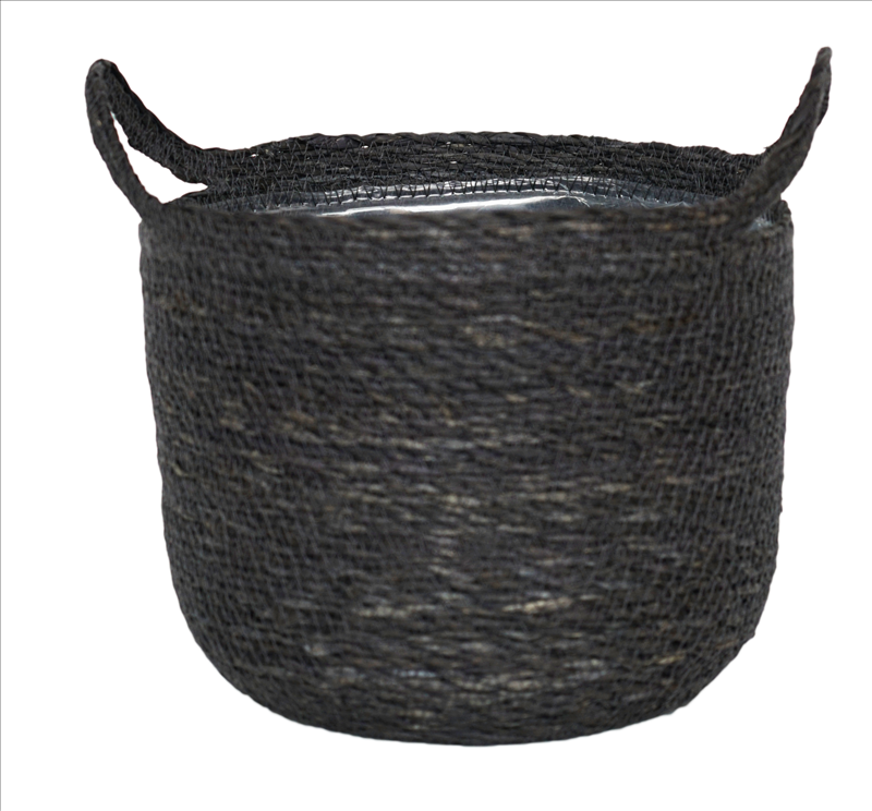 Otto Grey Woven Basket 27cm
