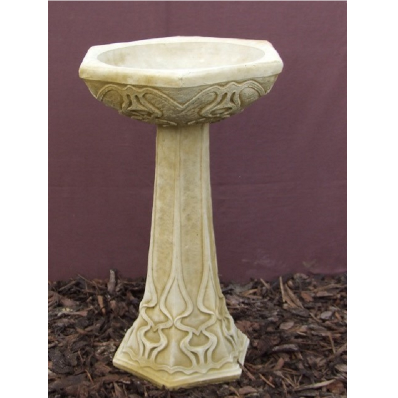 Art Deco Birdbath Garden Ornament