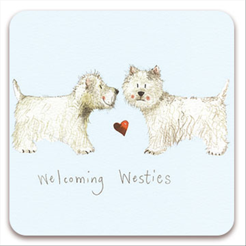 Welcoming Westies Coaster
