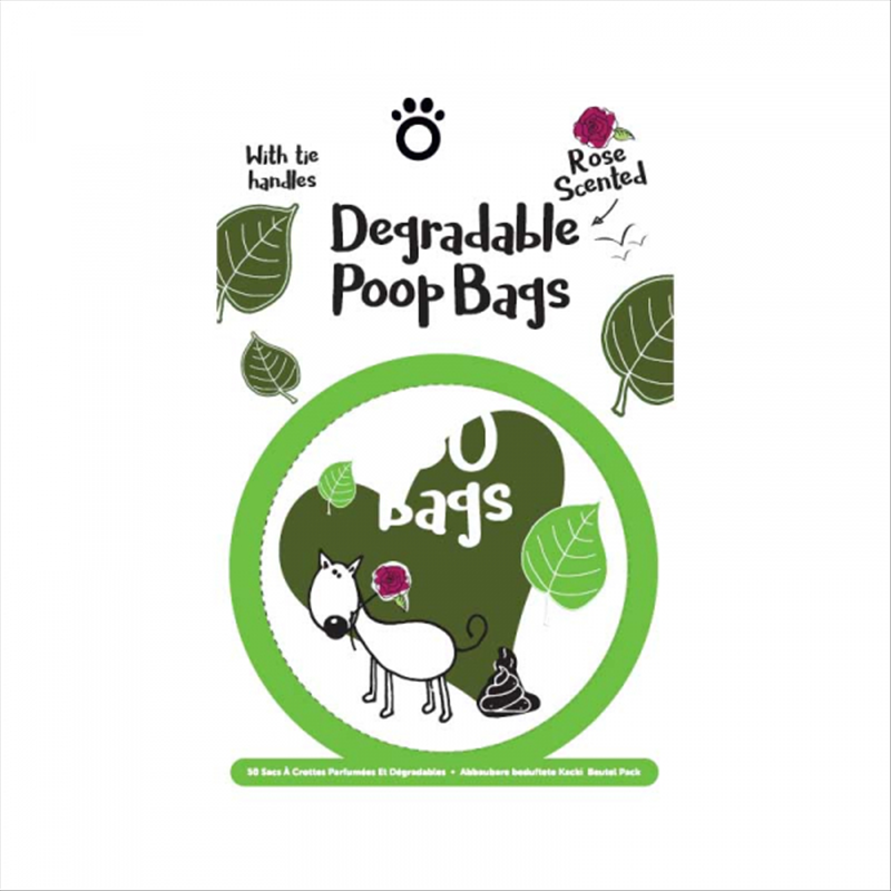 Degradable Scent Poop Bags - 50