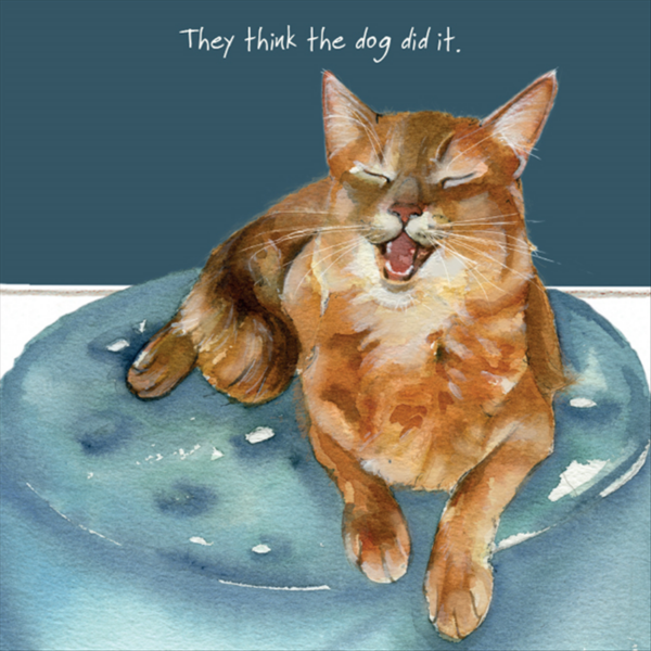 Dog Did It Card