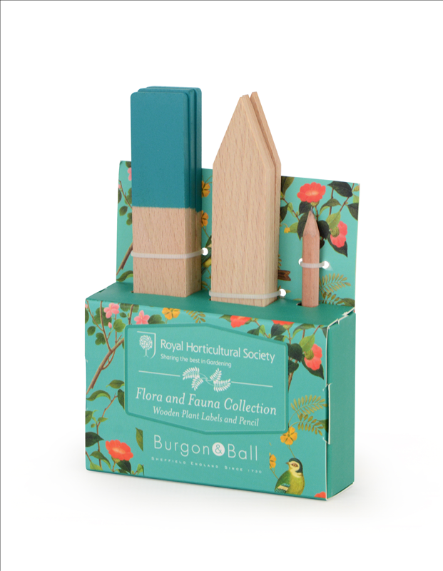 Flora & Fauna Wooden Plant Labels