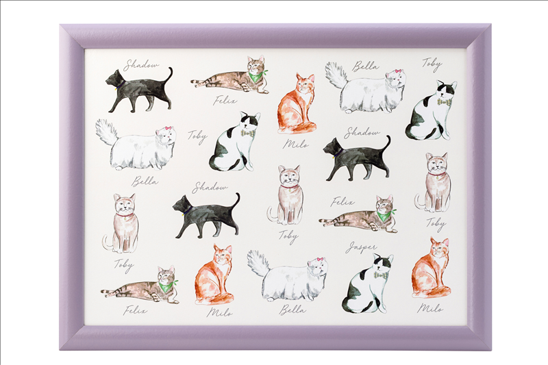 Pastel pets - Cat Laptray