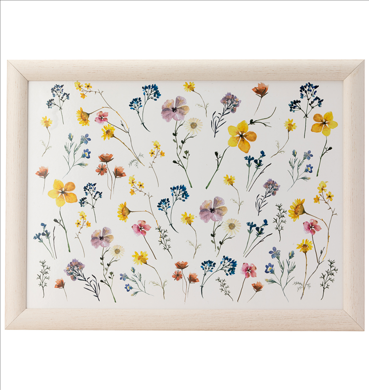 Pressed flowers Lap Tray