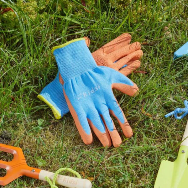 Junior Diggers Gloves - Orange & Blue