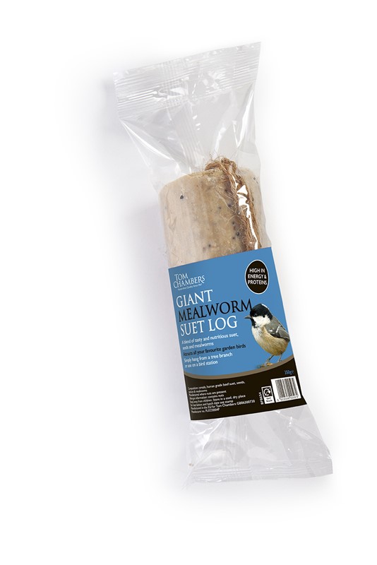 Giant Mealworm Suet Log