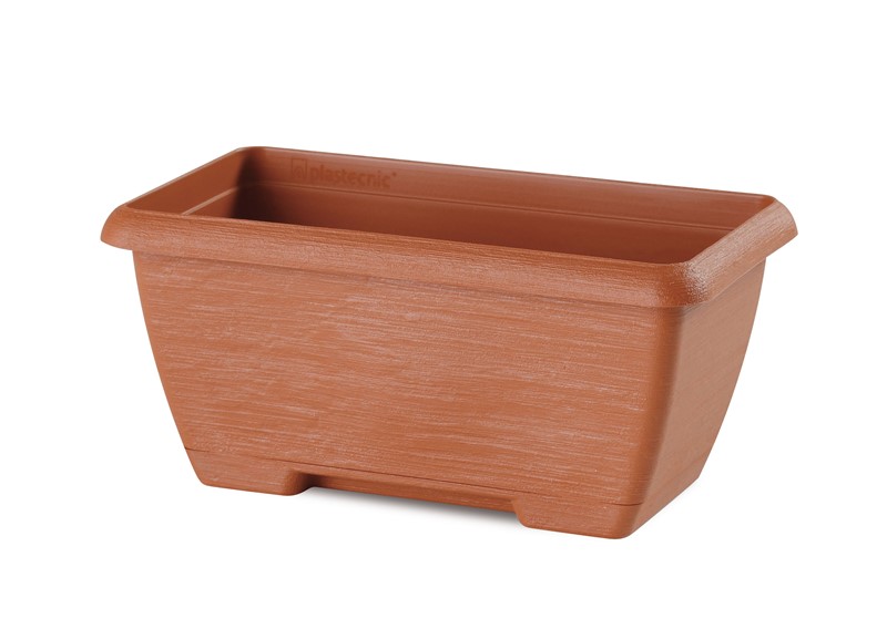 Mini Trough with Saucer Terracotta 22cm