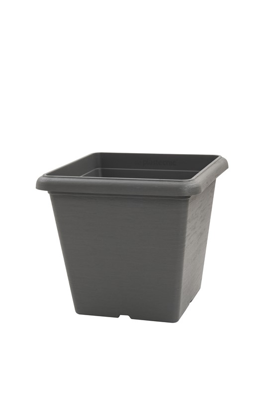 Cube Pot Urban Grey 25cm