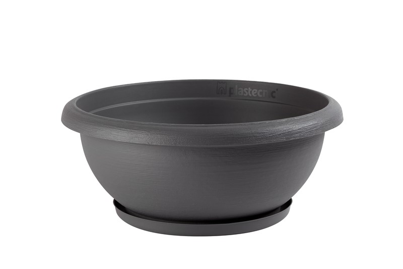 Bowl with Saucer Urban Grey 30cm