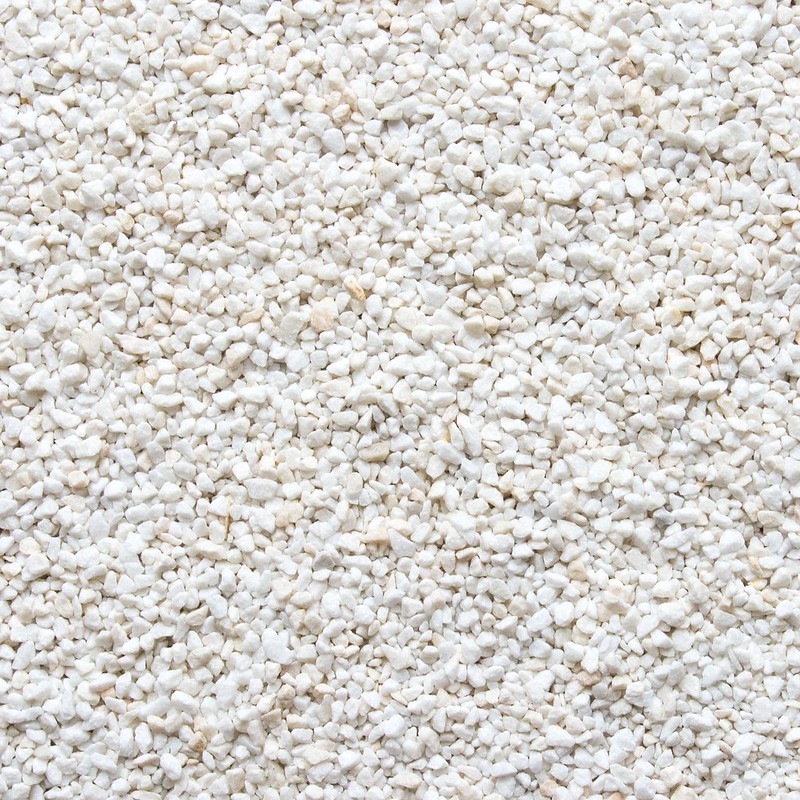 White Marble Chippings Bulk Bag