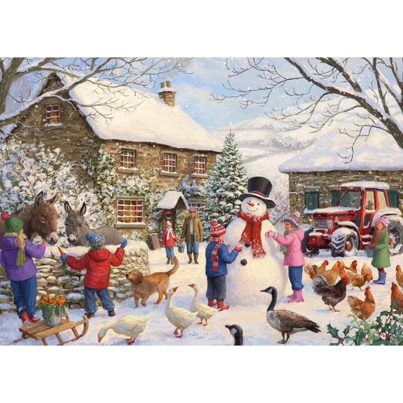 Jigsaw 1000 Piece - Christmas At The Farm