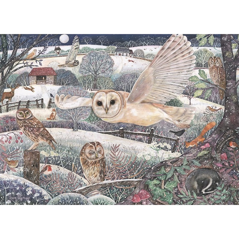 Jigsaw 1000 Piece - Owl Flight