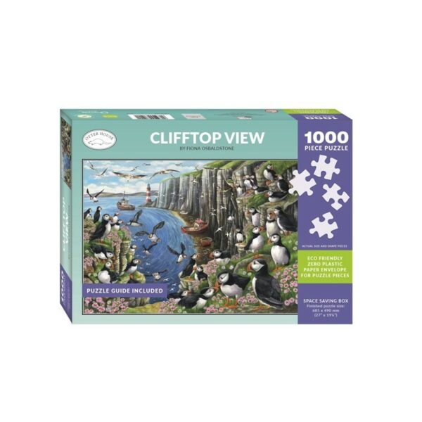 Jigsaw 1000 Piece - Clifftop View (Puffin)