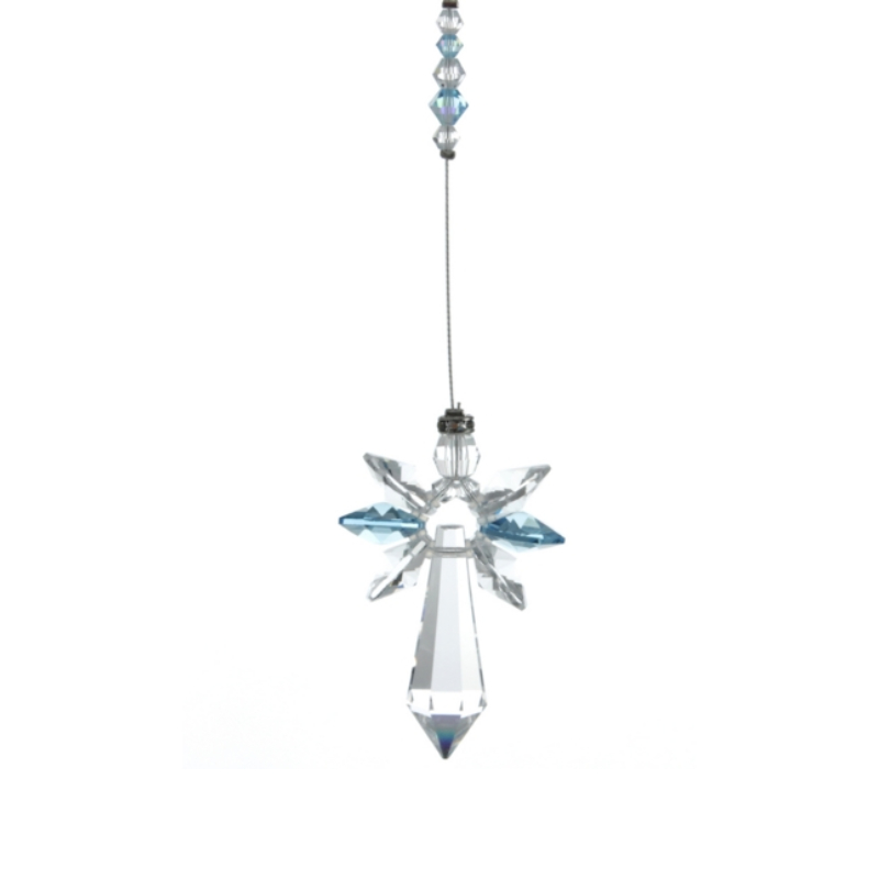 Large Guardian Angel Aquamarine