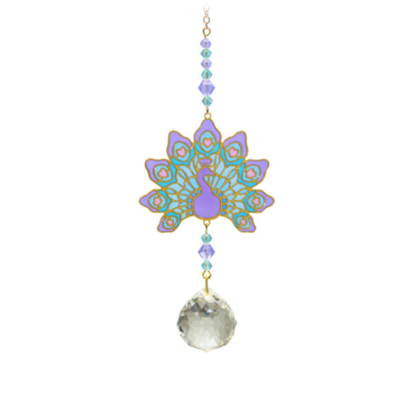 Crystal Dreams Peacock Purple
