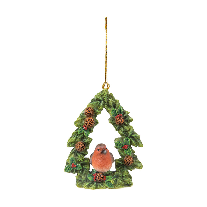 Hanging Robin Floral Tree