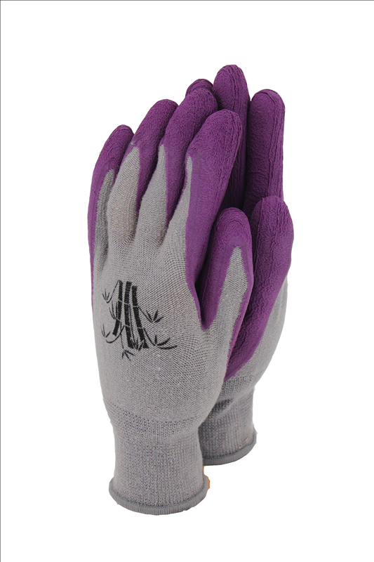 Bamboo Gloves Grape XS
