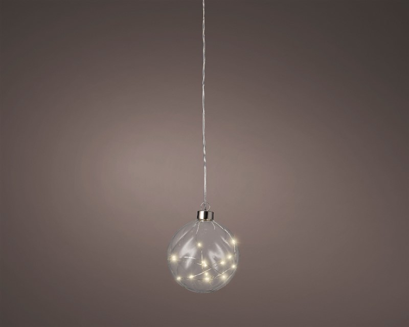 Hanging Ball 15 Micro LED Warm White
