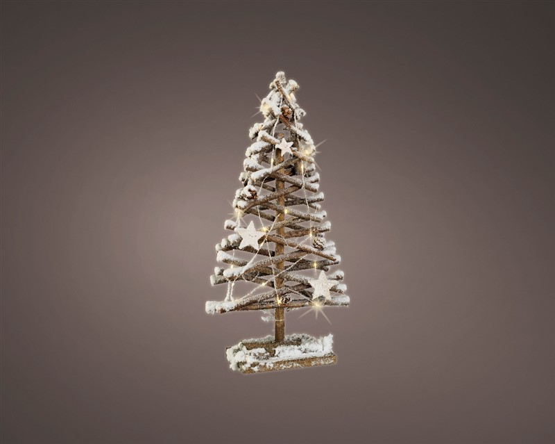 Micro LED Rattan Tree 20L Warm White