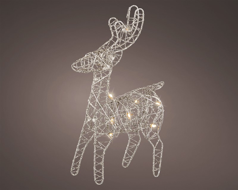 Micro LED Reindeer 10L Warm White