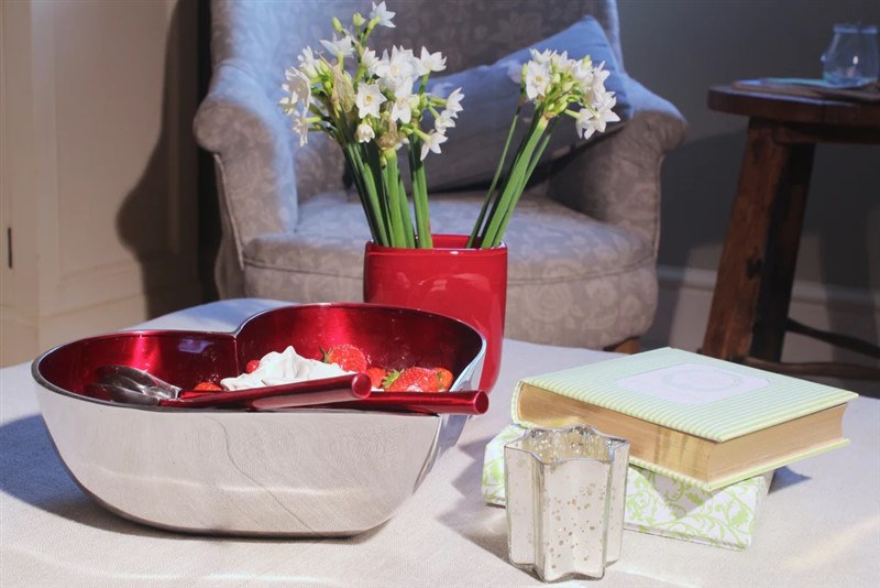 Red Heart Bowl