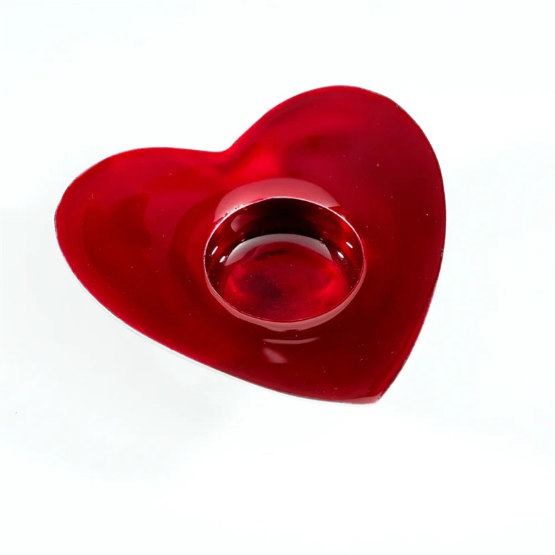 Red Heart T-Light Holder