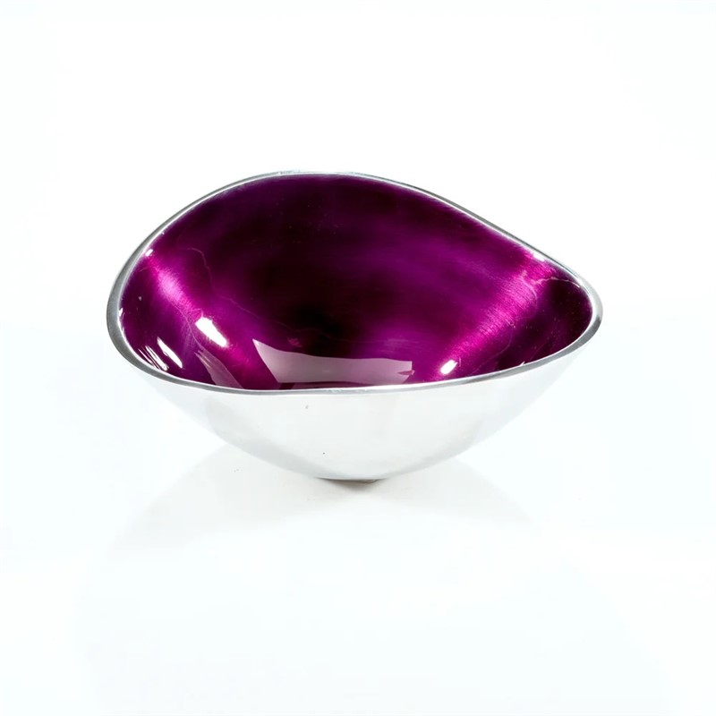 Purple Oval Bowl Small