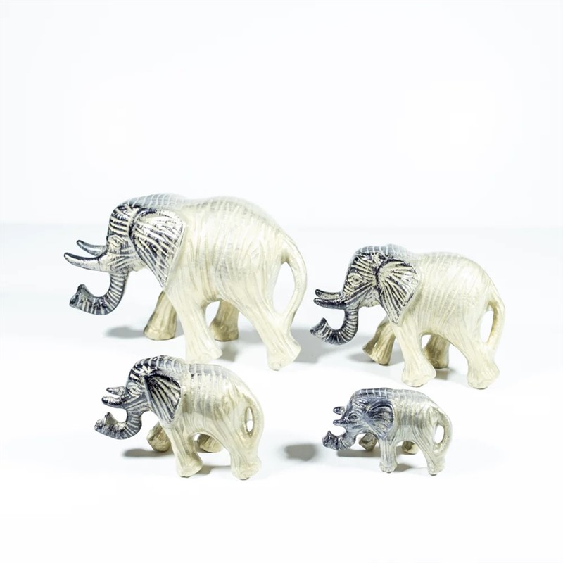 Silver Walking Elephant XL