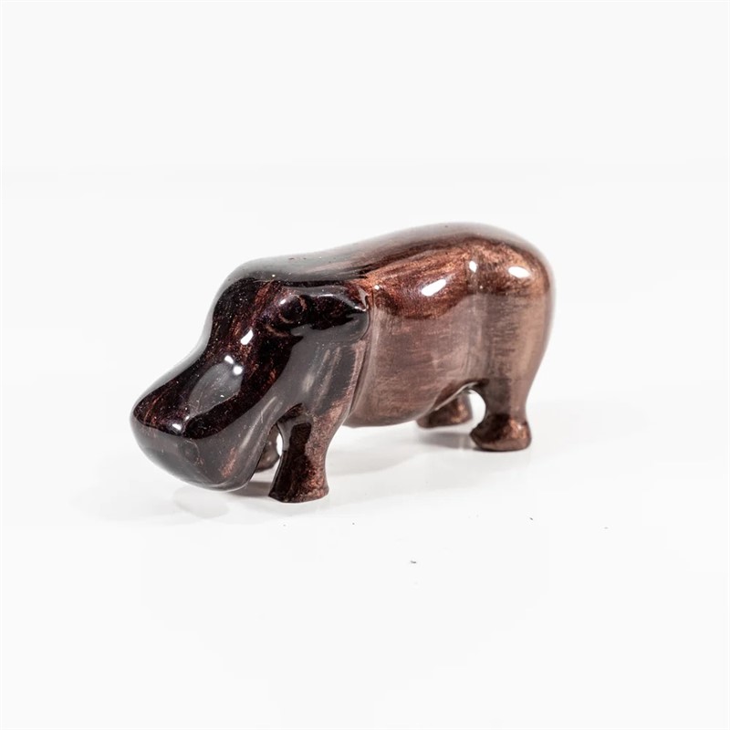 Brushed Brown Hippo Medium