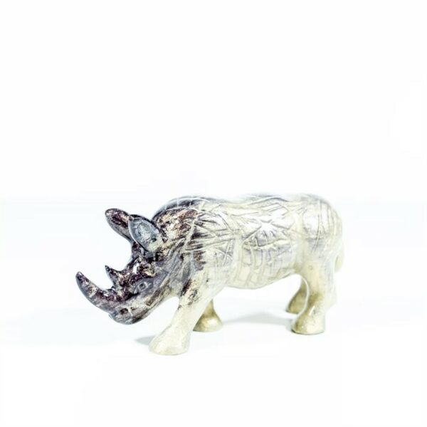 Brushed Silver Rhino Large