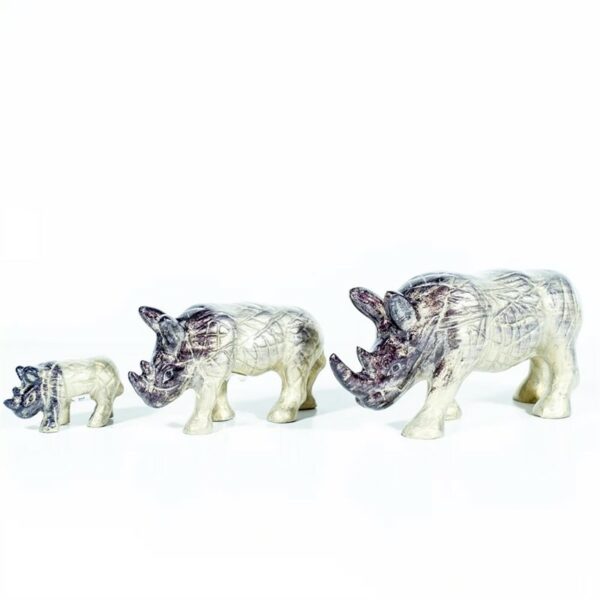Brushed Silver Rhino Large