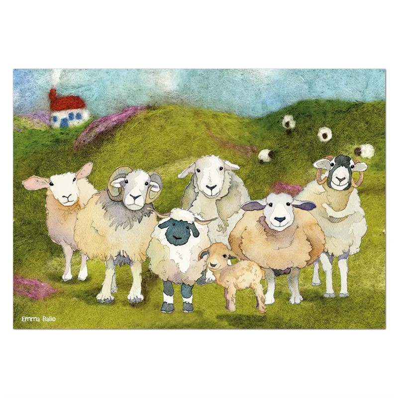 Felted Sheep 1000 piece Jigsaw