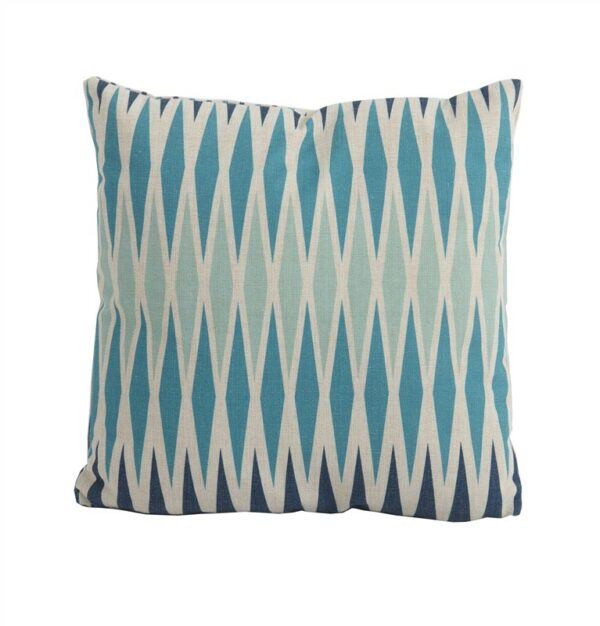 Harlequin Blue Cushion