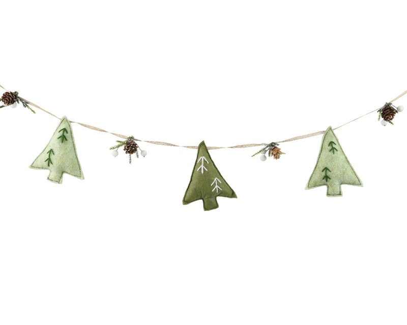 Tree Pinecones Garland