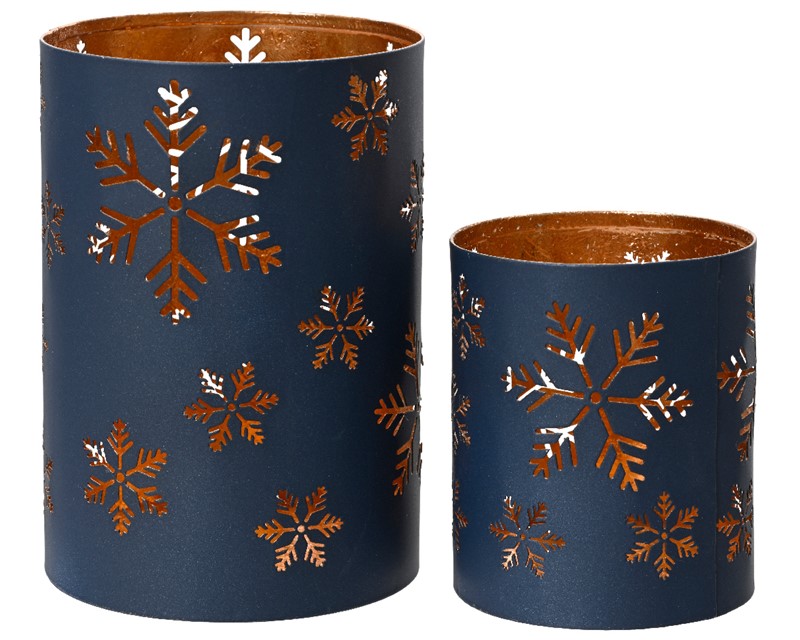 Dark Blue Tealight Holder Small