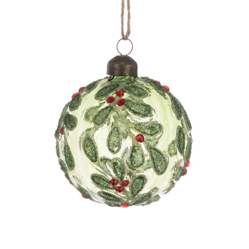 Bauble Glass Eden 8cm