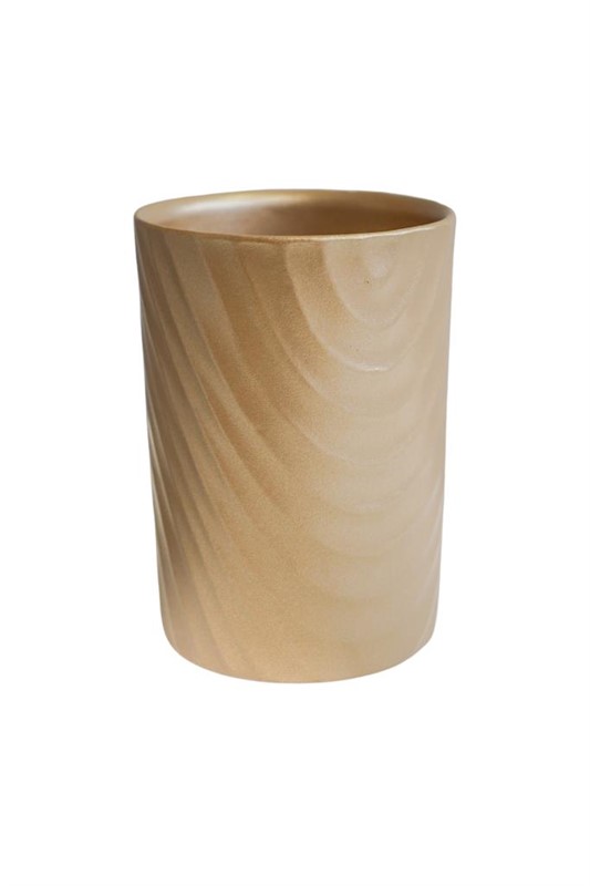 Orchid Cylinder Gold H18cm