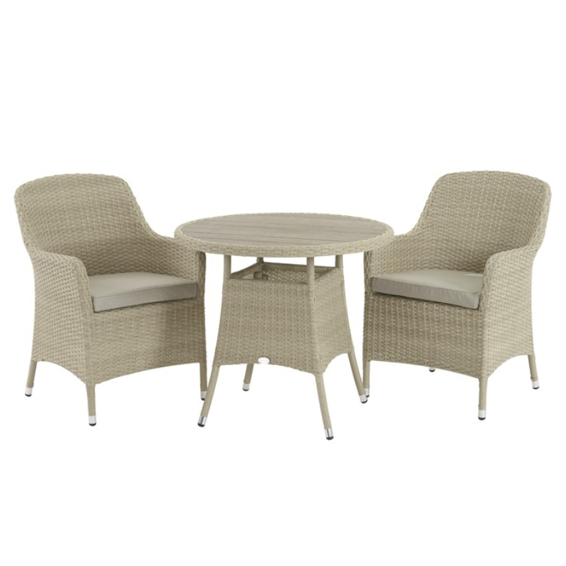 Tetbury Bistro Set - Nutmeg