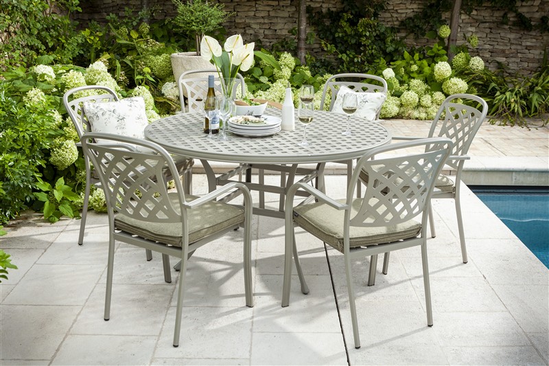 Hartman Berkeley 6 Seat Round Set - Maize - Image 2