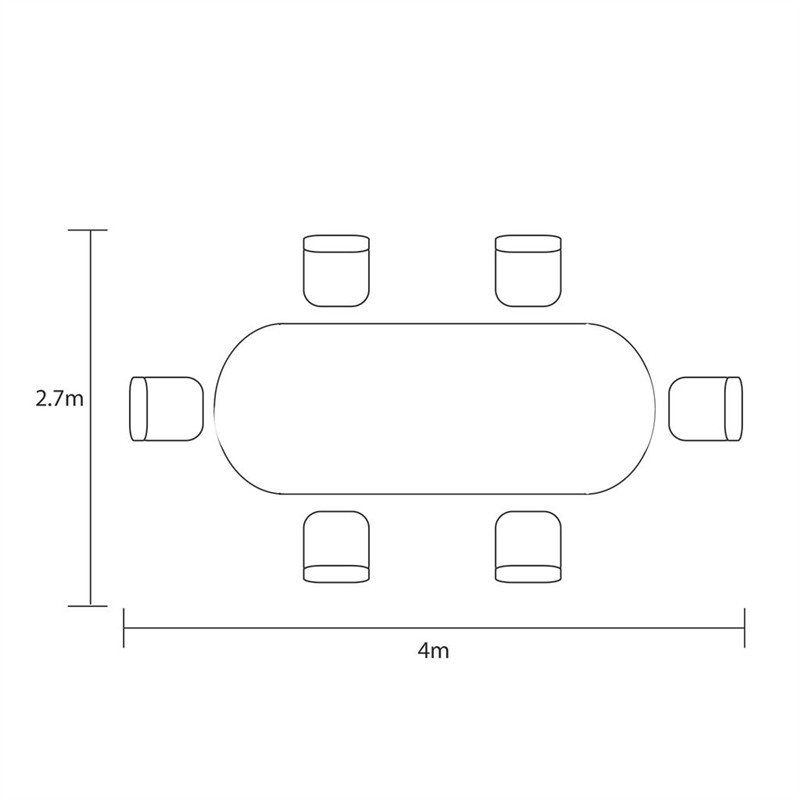 Hartman Avebury 6 Seat Oval Set - Crimini - Image 3